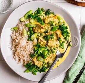 Hühnerfrikassee „India“ Style