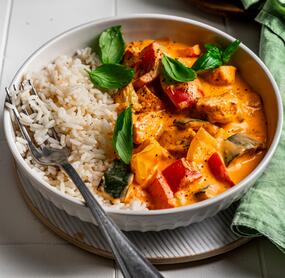 Hühnerfrikassee „Italian Style“