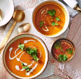 Cremige Rote-Linsen-Suppe