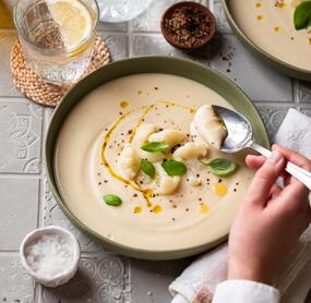 Cremige Blumenkohlsuppe
