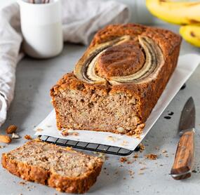 Dinkel-Bananenbrot ohne Zucker