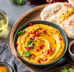 Roasted Feta-Dip India Style