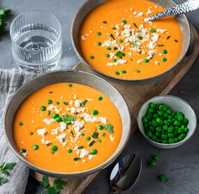 Röstgemüse-Suppe Djuvec Style