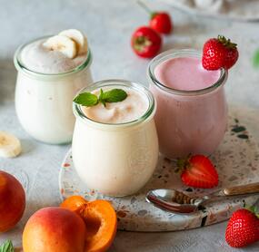 Skyr-„Fruchtzwerge“ aus 2 Zutaten