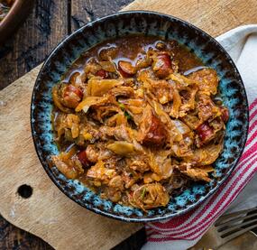 Bigos - polnischer Krauteintopf