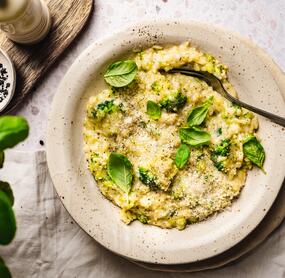 One-Pot-Orzo mit Brokkoli