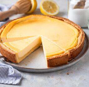 Käsekuchen mit Mürbeteig