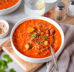 Low-Carb-Cheeseburger-Suppe in 25 Minuten
