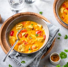 Low-Carb-Hähnchen-Curry