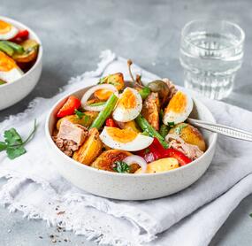 Frühkartoffel-Eier-Salat zum Vorbereiten