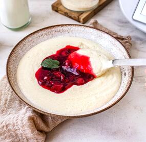 High-Protein-Vanille-Grießpudding
