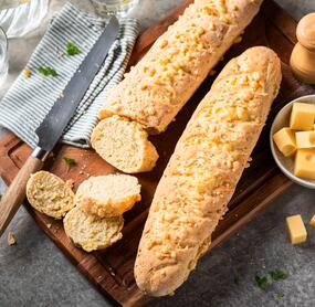 Käsebaguette aus 5 Zutaten