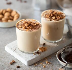 Cappuccino-Creme im Glas