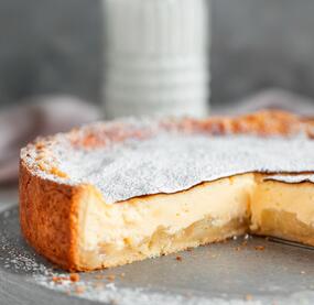 Apfelkuchen mit Schmand