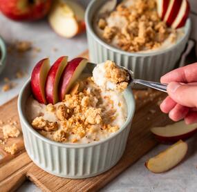 Grießbrei Apple Pie Style