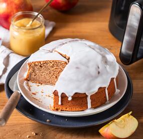 Apfelmuskuchen aus dem Airfryer