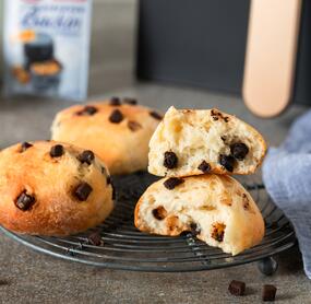 Schokobrötchen aus dem Airfryer ohne Gehzeit