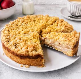 Apfel-Streuselkuchen mit Schmand