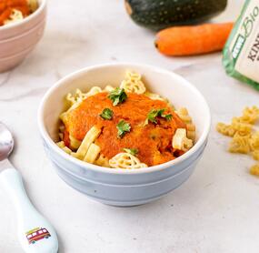 Kinderpasta mit verstecktem Gemüse