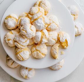 Kokos-Zitronen-Schneebälle