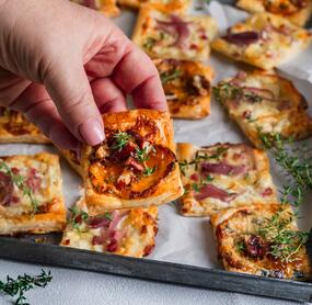 Schnelle Blätterteig-Fingerfood-Bites