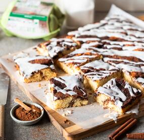 Zimtschneckenkuchen vom Blech