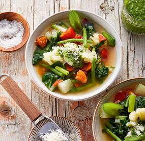 „Take 5“-Gemüsesuppe