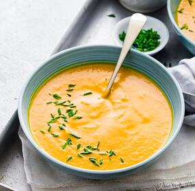 „Tschüss-Grippe“-Suppe mit Karotten und Ingwer
