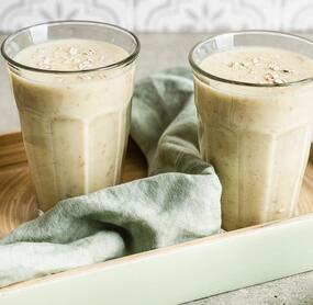 Warmer Apfel-Haferflocken-Smoothie