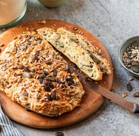 5-Zutaten-Körnerbrot aus dem Airfryer