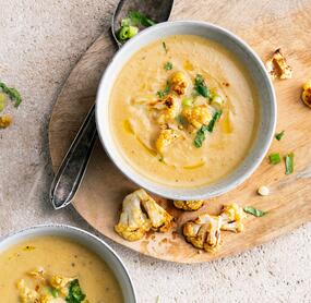 Blumenkohlsuppe in 15 Minuten