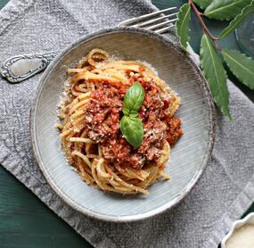 Spaghetti-Bolognese wie in Italien