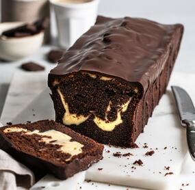 Schokokuchen mit Cheesecake Swirl