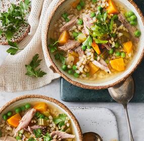 Bekömmliche Darmgut-Gerstensuppe