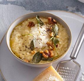 Cremiges Risotto mit Blumenkohl