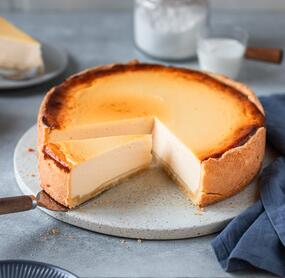 Käsekuchen, der nicht einfällt