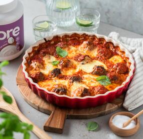 Protein Hackbällchen Toskana