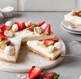 „Raffaello”-Cheesecake