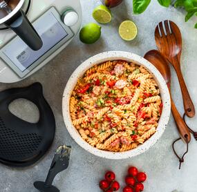 Cremiger Curry-Nudelsalat