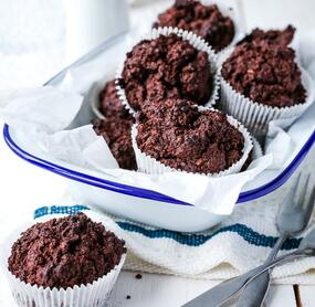 Low Carb Schoko-Mandel-Muffins