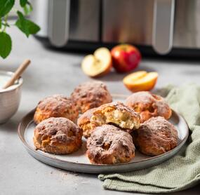 Apfelballen aus dem Airfryer