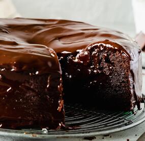 Saftiger Schokokuchen mit Schmand