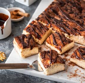 Churro-Cheesecake vom Blech