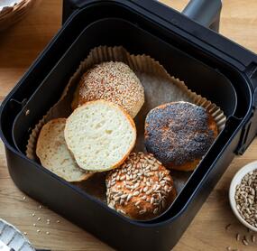 Schnelle Protein-Sonntagsbrötchen aus dem Airfryer