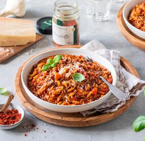 Bolognese Orzo