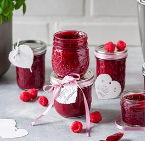 Himbeermarmelade in 25 Minuten