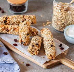 Schnelle Hafer-Müsli-Stangen