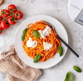 Nudelsoße mit Burrata