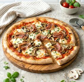 Prosciutto e Funghi Pizza