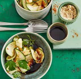 Schnelles Zucchini-Kimchi